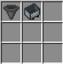 How to craft a minecart with a hopper