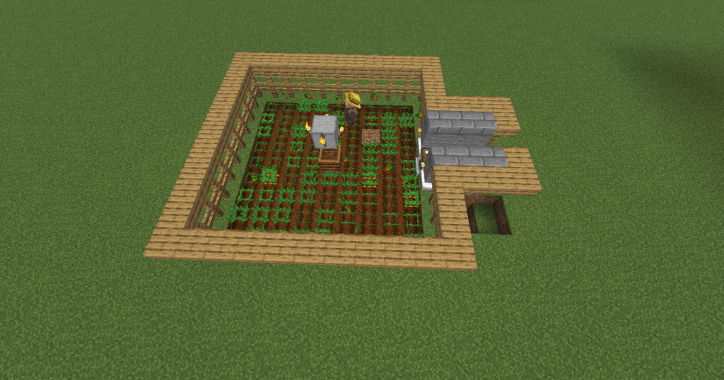 Image showing villager farms